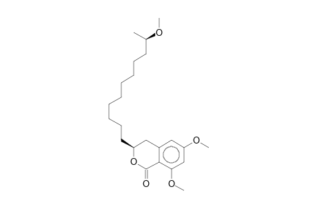 (3R,10'S)-3-(10'-METHOXYUNDECYL)-6,8-DIMETHOXY-3,4-DIHYDROISOCOUMARIN