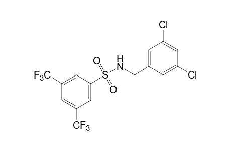3,5-bis(trifluoromethyl)-N-(3,5-dichlorobenzyl)benzenesulfonamide