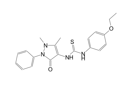 N-(1,5-dimethyl-3-oxo-2-phenyl-2,3-dihydro-1H-pyrazol-4-yl)-N'-(4-ethoxyphenyl)thiourea