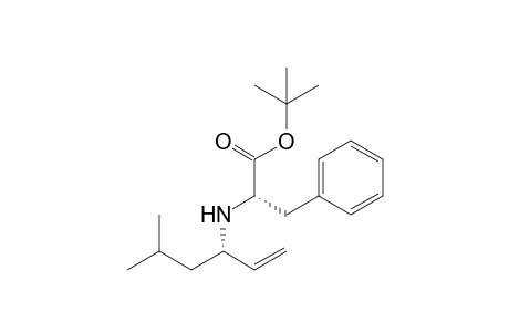 t-Butyl N-((S)-5-Methylhex-1-en-3-yl)-L-phenylalaninate