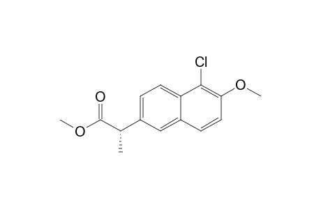 Methyl (2S)-2-(5-chloro-6-methoxy-2-naphthyl)propanoate