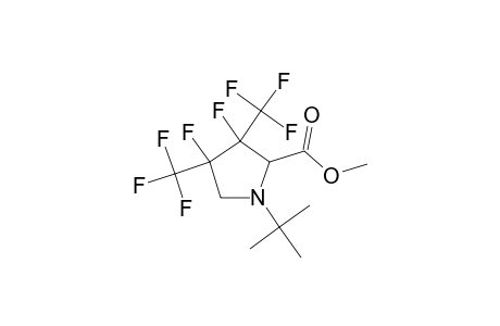 1-tert-butyl-3,4-difluoro-3,4-bis(trifluoromethyl)pyrrolidine-2-carboxylic acid methyl ester