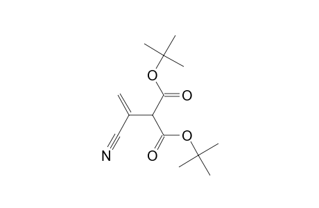 tert-Butyl 3-cyano-2-((tert-butyloxy)carbonyl)but-3-enoate