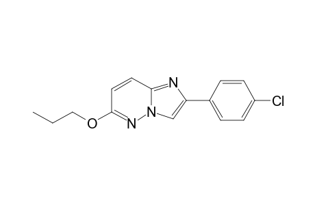 2-(4-Chlorophenvl)-6-propoxyimidazo[1,2-b]pyridazine