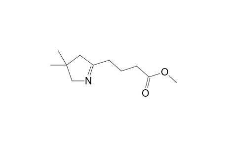 Methyl 4-(3,3-dimethyl-3,4-dihydro-2H-pyrrol-5-yl)butanoate