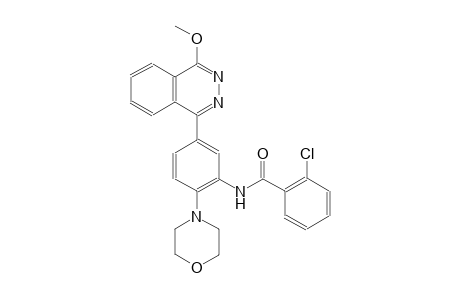 2-chloro-N-[5-(4-methoxy-1-phthalazinyl)-2-(4-morpholinyl)phenyl]benzamide