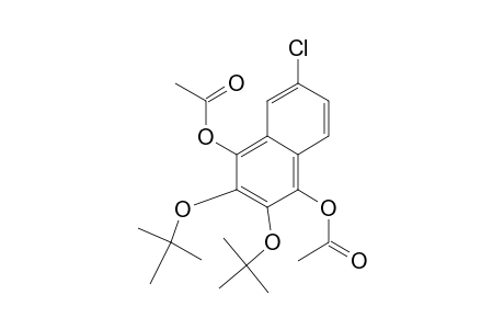1,4-Diacetoxy-2,3-di-tert-butoxy-6-chloronaphthalene