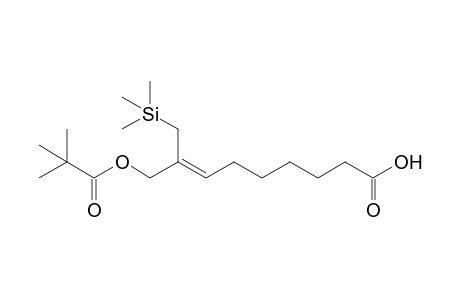 9-Pivaloyloxy-8-(trimethylsilylmethyl)non-7-enoic acid