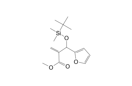 2-[[tert-butyl(dimethyl)silyl]oxy-(2-furanyl)methyl]-2-propenoic acid methyl ester