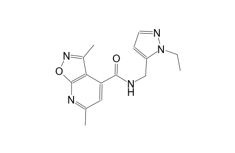 isoxazolo[5,4-b]pyridine-4-carboxamide, N-[(1-ethyl-1H-pyrazol-5-yl)methyl]-3,6-dimethyl-