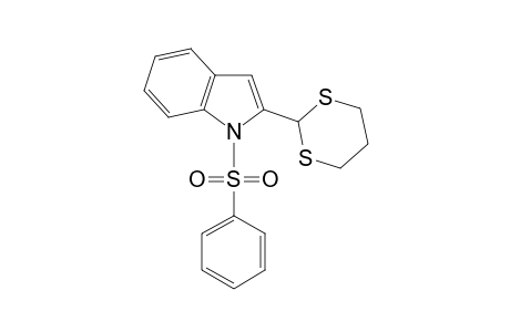 1H-Indole, 2-(1,3-dithian-2-yl)-1-(phenylsulfonyl)-