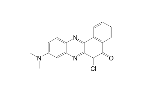 Benzo[a]phenazin-5(6H)-one, 6-chloro-9-(dimethylamino)-