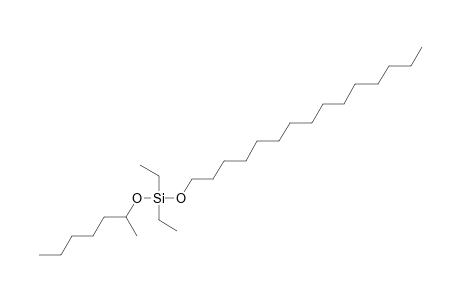 Silane, diethyl(2-heptyloxy)pentadecyloxy-