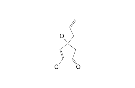 4-ALLYL-2-CHLORO-4-HYDROXY-2-CYCLOPENTENONE