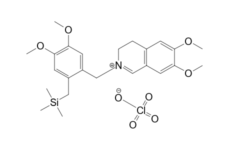 2-(4,5-dimethoxy-2-((trimethylsilyl)methyl)benzyl)-6,7-dimethoxy-3,4-dihydroisoquinolinium perchlorate