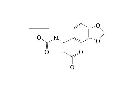 3-Benzo[1,3]dioxol-5-yl-3-tert-butoxycarbonylamino-propionic acid