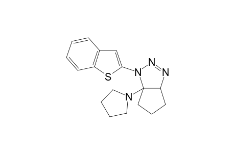 1,3a,4,5,6,6a-Hexahydro-6a-(N-pyrrolidinyl)-1-(2-benzo[b]-thienyl)cyclopentatriazole