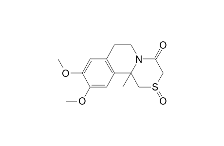 2-keto-9,10-dimethoxy-11b-methyl-6,7-dihydro-1H-[1,4]thiazin[3,4-a]isoquinolin-4-one