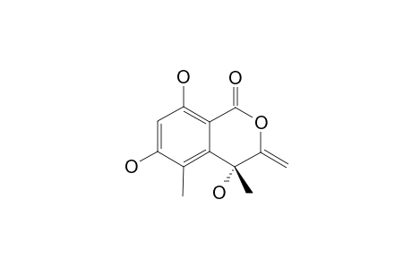 (R)-3,4-DIHYDRO-4,6,8-TRIHYDROXY-4,5-DIMETHYL-3-METHYLENEISOCHROMEN-1-ONE