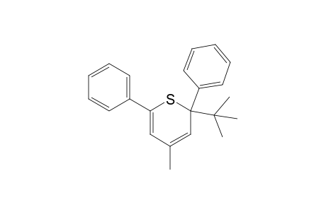 2-(t-Butyl)-4-methyl-2,6-diphenyl-2H-thiopyran