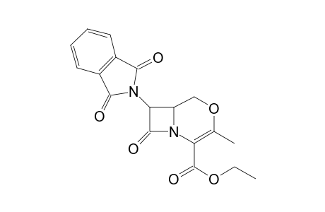 Ethyl 7-phthalimido-3-methyl-2-iso-oxacephem-4-carboxylate