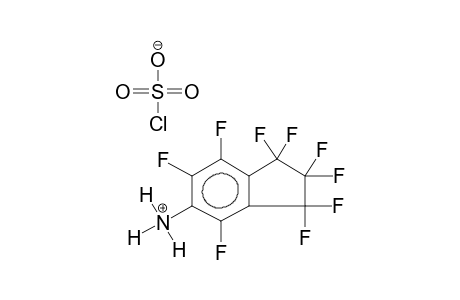 5-AMMONIOPERFLUOROINDANE CHLOROSULPHATE