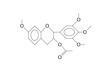 3-Acetoxy-3',4',5',7-tetramethoxyflavane