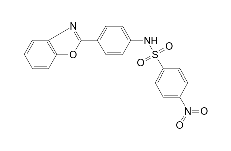 N-(4-benzooxazol-2-yl-phenyl)-4-nitro-benzenesulfonamide