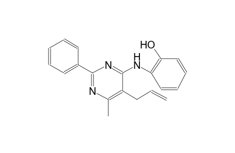 2-[(5-allyl-6-methyl-2-phenyl-4-pyrimidinyl)amino]phenol