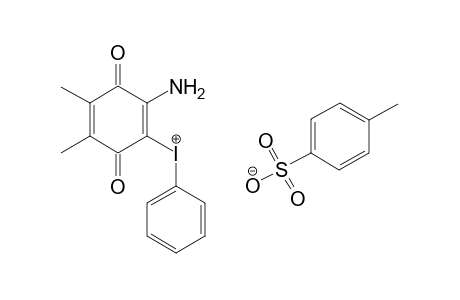 5,6-Dimethyl-3-phenyliodonio-2-amino-1,4-benzoquinone tosylate