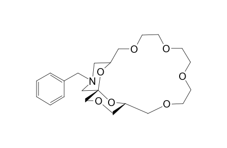 (E,E)-(2R,6S,8S)-N-Benzyl-13,16,19,22-tetraoxa[12(2,8)]-1,4,7-triioxa-10-azaspiro[5.5]undecane