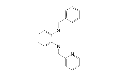 N-(2-benzylsulfanylphenyl)-1-(2-pyridyl)methanimine