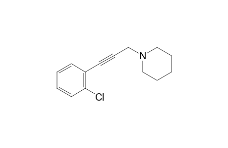 1-[3-(2-chlorophenyl)prop-2-ynyl]piperidine