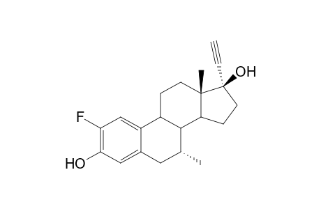 1(10),2,4-triene-2-Fluoro-7.alpha.-methyl-17.alpha.-ethynylestra-3,17-diol