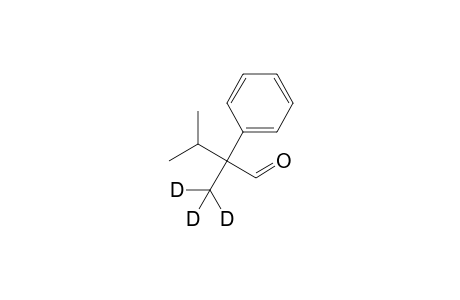 2-(Trideuterio-methyl)-3-methyl-2-phenylbutanal