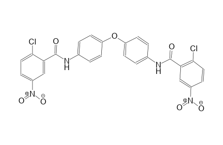2-chloro-N-(4-{4-[(2-chloro-5-nitrobenzoyl)amino]phenoxy}phenyl)-5-nitrobenzamide