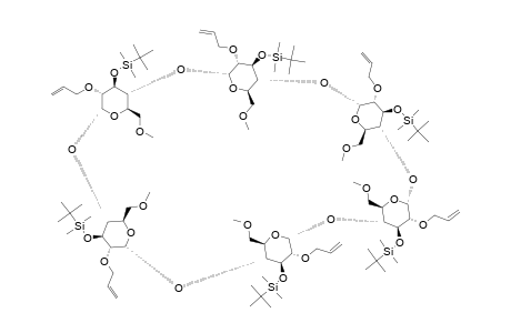 HEXAKIS-(6-O-METHYL-2-O-ALLYL-3-O-TERT.-BUTYLDIMETHYLSILYL)-CYCLOMALTOHEXAOSE