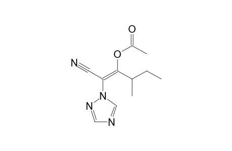 1H-1,2,4-Triazole-1-acetonitrile, alpha-[1-(acetyloxy)-2-methylbutylidene]-
