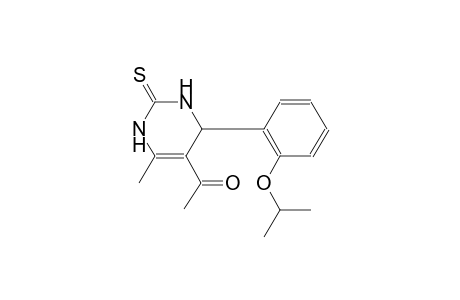 1-[4-(2-isopropoxyphenyl)-6-methyl-2-thioxo-1,2,3,4-tetrahydro-5-pyrimidinyl]ethanone