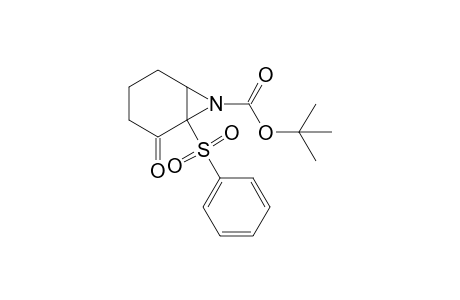 6-(benzenesulfonyl)-5-oxo-7-azabicyclo[4.1.0]heptane-7-carboxylic acid tert-butyl ester