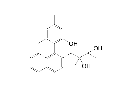 1-(2',4'-Dimethyl-6'-hydroxyphenyl)-2-[2",3"-dimethyl-2",3"-dihydroxybutyl]naphthalene
