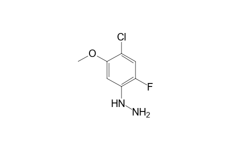 Hydrazine, (4-chloro-2-fluoro-5-methoxyphenyl)-