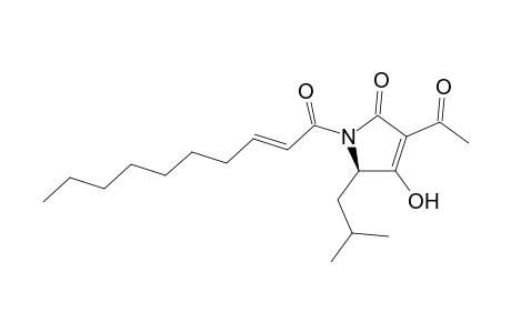 (5R)-Reutericyclin {(5R)-3-Acetyl-1-[(E)-dec-2-enoyl]-4-hydroxy-5-isobutyl-1,5-dihydro-2H-pyrrol-2-one}