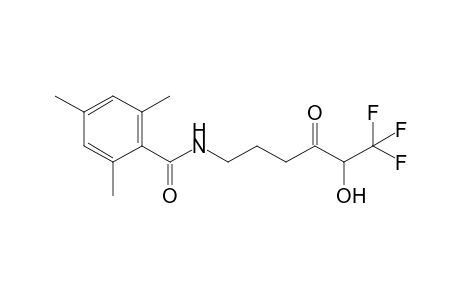 2,4,6-trimethyl-N-(6,6,6-trifluoro-5-hydroxy-4-keto-hexyl)benzamide