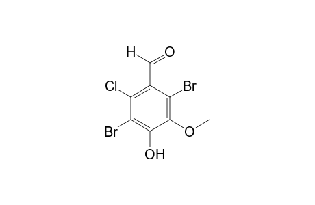 6-chloro-2,5-dibromovanillin