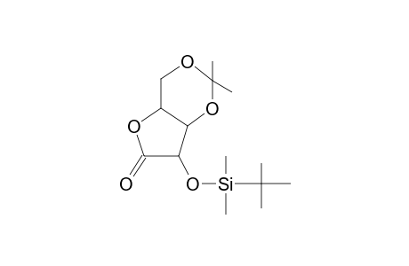 4H-Furo[3,2-d]-1,3-dioxin-6(7H)-one, 4a,7a-dihydro-2,2-dimethyl-7-[(tert-butyldimethylsilyl)oxy]-