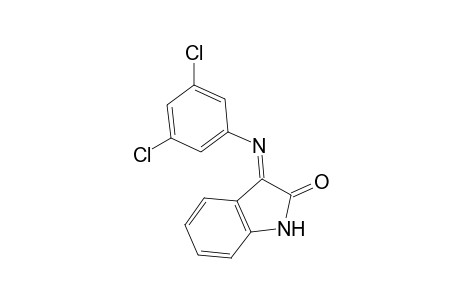 (3E)-3-[(3,5-Dichlorophenyl)imino]-1,3-dihydro-2H-indol-2-one