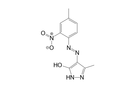 3H-Pyrazol-3-one, 2,4-dihydro-5-methyl-4-[(4-methyl-2-nitrophenyl)azo]-