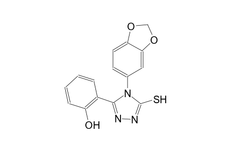 phenol, 2-[4-(1,3-benzodioxol-5-yl)-5-mercapto-4H-1,2,4-triazol-3-yl]-