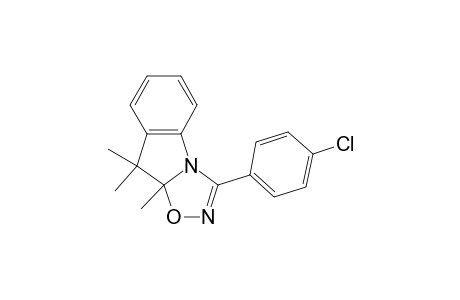 1,2,4-Oxadiazolo[4,5-a]indole, 3-(4-chlorophenyl)-9,9a-dihydro-9,9,9a-trimethyl-